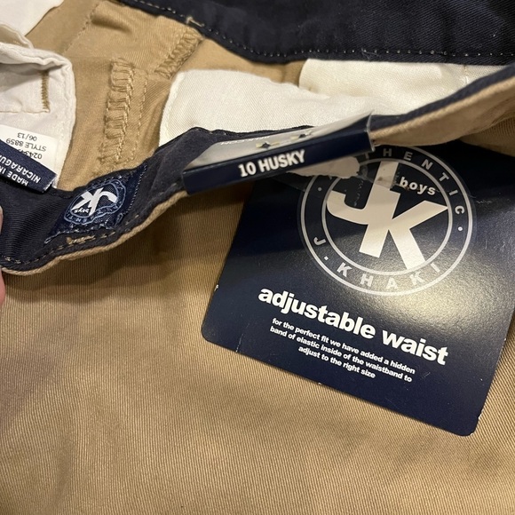 ⭐️ J. Khaki Rugged Tan Boys Pants | Adjustable Waist | Size 10 Husky - Picture 7 of 8